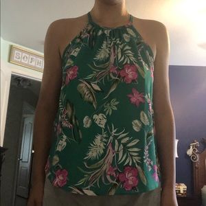 Boutique Floral Blouse with Back Detail